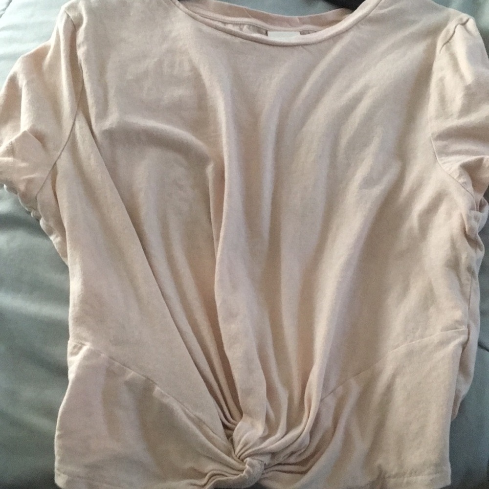 Cute cream tee